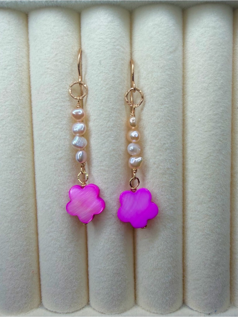 Floral Pearl Earrings